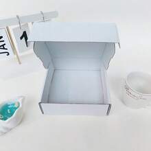 10 pezzi Scatole di cartone ondulato bianche spesse, in varie dimensioni disponibili, scatole per spedizione, imballaggio per corriere, scatole per confezioni, scatole regalo, scatole di cartone ondulato