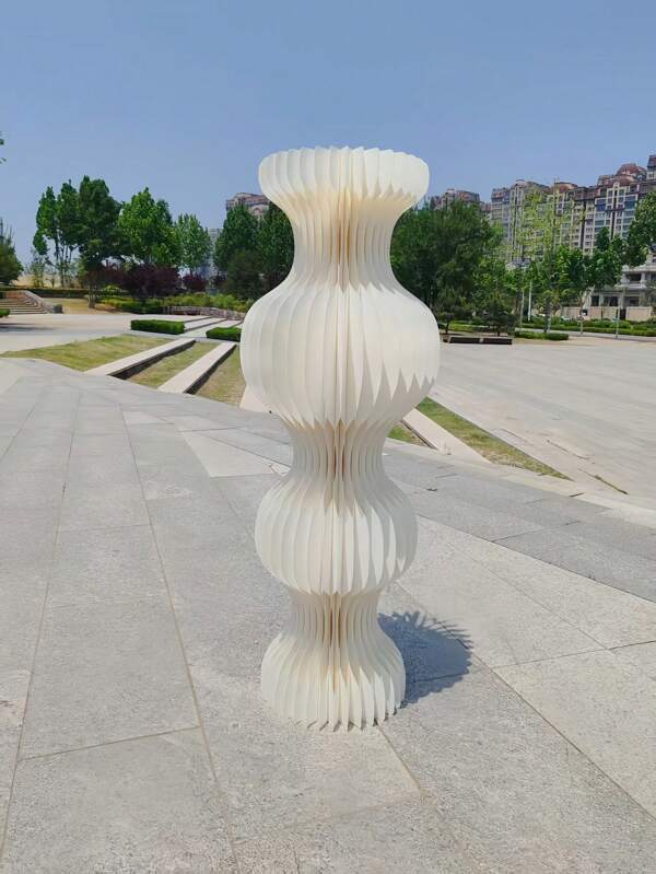 Unique Paper Sculpture Art DIY Base Box With Dome, Folding Paper Tube Column Base For Festival Wedding Scene Decoration, Thickened Folding Roman Column For Proposal, Showcase, Mall Live Streaming Atmosphere Decoration, Applicable For Party, Nightclub Atmosphere Decor