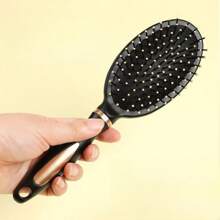 Anti Static Air Cushion Massage Comb, Men's And Women's Air Cushion Curling Comb, Plastic Hair Styling, Pork Rib Rolling Comb