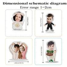 1pc Custom Throw Pillow - Personalized Photo | Adorable Animal And Funny Styles | Ideal Gifts For Him, Her, Boyfriend, Girlfriend, Dad, Mom, Family, And Friends | Perfect For Indoor Decor - Sofa, Bed, Car, Tea Room, Bedroom, Living Room | Unique Face Pillow For Valentine's Day, Mother's Day, Birthdays,Father's Day, Anniversaries, Graduation, Weddings, Christmas | Available In Various Sizes Unique For Housewarming Washable - Doctor - View 6