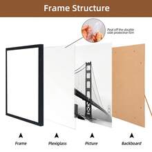 Tomnk 12 Pack 4x6/5x7/8x10 Picture Frame With Glass - Black Picture Frame - Wide Photo Frames For Vertical Or Horizontal Wall Display - Black, For Home Decor, Wall Decor, Party Decor - Black - View 5