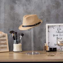1pc Acrylic Hat Display Stand, Wig Stand, Hat Base Suitable For Displaying Jewelry, Watches, Hats, Helmets, Room Decor, Home Decor