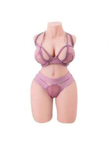 1 pièce Masturbateur masculin de poupée de sexe, gros seins doux, chatte et cul serré, poupée de sexe adulte de torse pour l'orgasme masculin, taille de masturbation réaliste et pratique
