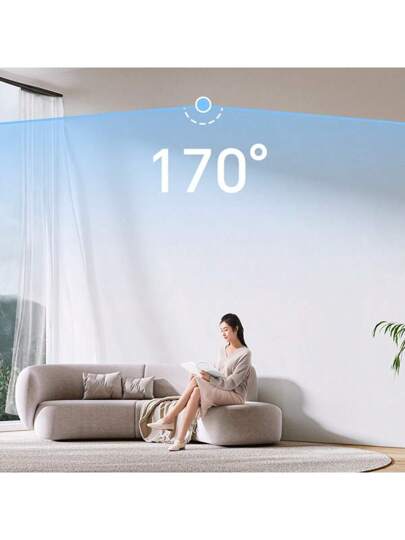 1pc Mini Full HD Wireless 1080P Surveillance Camera, Supporting WIFI Link, Night Vision, Two Way Voice Call, Motion Detection Functions, Convenient Installation, Remote Viewing Through APP, Taking Care Of Children, The Elderly Pets, Very Family. view 10