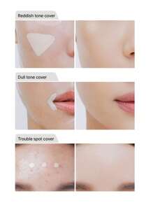 the SAEM Corrector iluminador Cover Perfection Tip, Corrector líquido de uso múltiple, Maquillaje de cobertura total para acné, manchas oscuras, ojeras, hiperpigmentación y imperfecciones, K-Beauty, Maquillaje coreano - 6.5g/0.23oz.