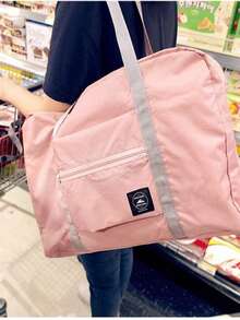 1pc Large Capacity Luggage Bag, Storage Bag, Organizer Bag, Clothes Storage, Handbag, Travel Suitcase, Business Travel Bag, Outdoor Storage Bag - Multicolor - View 4