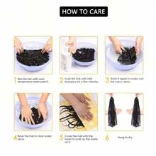 1/4/7 Packs 22inch Passion Twist Hair Water Wave Braiding Hair For Butterfly Style Crochet Braids Bohemian Hair Extensions,T30# - Brown Ombre - View 9