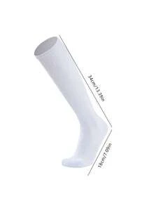 1 Pair Kids Anti-Slip Thickened Long Football Socks, Solid Color Long Sporty Socks For Basketball, Suitable For 2-12 Years Old, First Day Of School - Multicolor - View 8