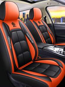 1pc Car Seat Cover, High-Quality Water-Resistant Faux Leather Cushion, Universal Accessory Suitable For SUV, Truck, Sedan And Other Vehicle Interior Protection - Single Front Seat - View 7