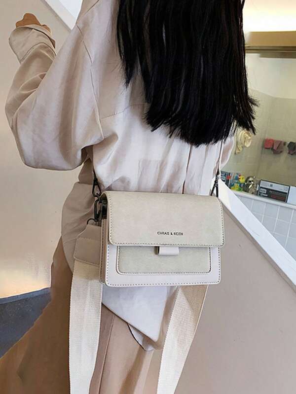 Retro Small Square Shoulder Bag For Women Light & Versatile For Commute Students Gift For Best Friends Wallet Purse Wallet