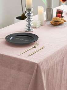 1 Stück minimalistisch frische, mehrfarbige, krauselstrukturierte Tischdecke, maschinenwaschbar für Restaurant, Küche, Picknick, Party, quadratische Tischdekorationen