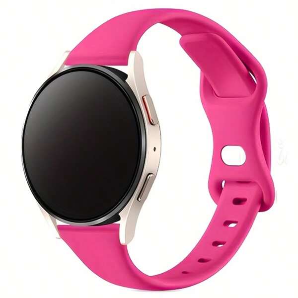 12 Colores Banda de silicona suave con flor grabada de 20mm, correa deportiva impermeable compatible con Samsung Galaxy Watch 3/4/Active 2/Classic (40-46mm), regalo personalizado para mujer/madre, banda de reemplazo cómoda para uso diario