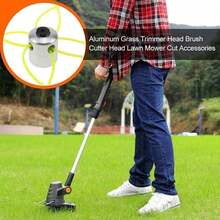 1 SET Universal Aluminum Brush Cutter With 4 Nylon Trimmer Lines - Heavy Duty Wacker For Professional Landscaping & Yard Maintenance - Multicolor - View 4