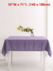 1 Stück minimalistisch frische, mehrfarbige, krauselstrukturierte Tischdecke, maschinenwaschbar für Restaurant, Küche, Picknick, Party, quadratische Tischdekorationen