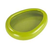 1 pieza/4 piezas Recipientes de almacenamiento de alimentos de plástico transparente para refrigerador con tapas para limón, aguacate, tomate, frutas y verduras, portátiles para el trabajo, con sellado hermético, reutilizables para congelador y refrigerador, suministros escolares