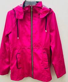 Chaqueta impermeable - Rosa Fucsia - Ver 5