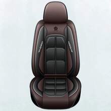 1pc Car Seat Cover, High-Quality Water-Resistant Faux Leather Cushion, Universal Accessory Suitable For SUV, Truck, Sedan And Other Vehicle Interior Protection - Single Front Seat - View 13