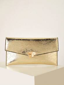 Túi xách dạ hội sang trọng, quyến rũ và thanh lịch, phong cách thời trang tinh tế, túi đeo chéo/cầm tay bằng da PU màu vàng, thiết kế hình vuông, phù hợp cho phụ nữ, các cô gái dự tiệc, cô dâu và nhiều dịp khác nhau, hoàn hảo cho các bữa tiệc, đám cưới, dạ hội, tiệc chiêu đãi, cũng là món quà lý tưởng cho mẹ, giáo viên, bạn bè, phù dâu. - Vàng - Xem 2