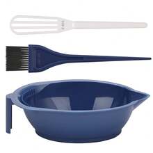 3pcs Salon Hair Dyeing Set Multi-Color Mixing Bowl Comb Brush Accessories For Barbershop Hair Coloring Tools - Multicolor - View 15