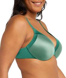 Maidenform Women's Everyday Full Coverage Cushioned Underwire Bra - 深綠棕櫚 - 查看 2