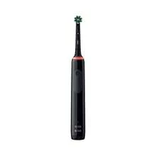Oral-B Pro 3 3500 Cross Action Black Electric Toothbrush With Travel Case - Black - View 2
