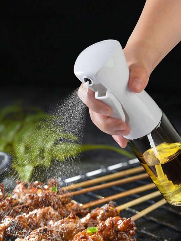 1 pieza Dispensador de botella transparente y visible, recipiente para rociar aceite para uso doméstico, botella rociadora de niebla atomizada, apto para uso en la cocina y en el maquillaje