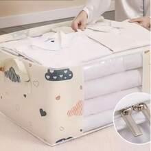 75L Flexible Closet Organizer Box Clothes Blanket Coats Closet - 藍色 - 查看 7