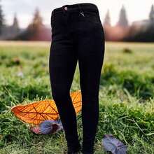 Pantalón de Mezclilla Tallas EXTRAS - Negro - Ver 3
