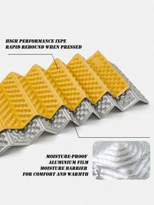 Naturehike Troues R3.0 可折叠鸡蛋箱泡沫露营垫，轻便便携四季防水垫，2.5 厘米厚设计，温暖舒适