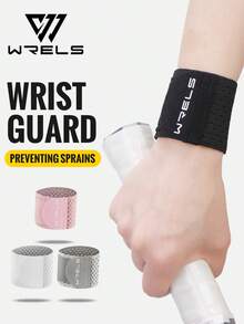 WRELS 1件/1對 透氣可調節專業羽球/排球護腕－防扭傷腕部支撐，適合健身房、運動使用 - 彩色 - 查看 12