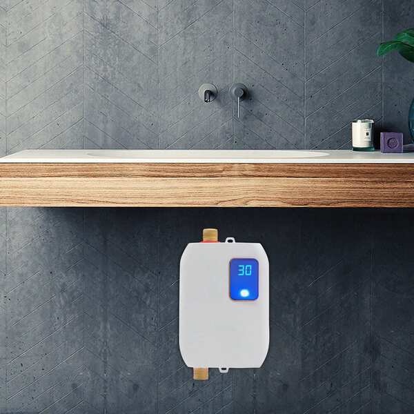 Mini Electric Tankless Water Heater Instant Hot Kitchen Heater 110V 3000W