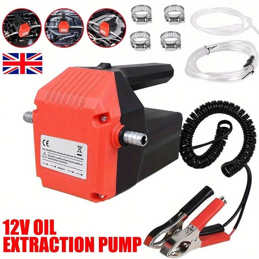 Electric Car Diesel Engine Oil Change Transfer Extractor Suction Syphon ...