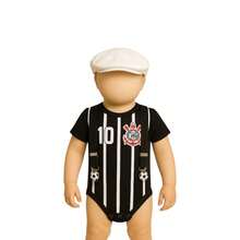 Corinthians Themed Baby Bodysuit Black Football Kids Unisex S To G Boy Girl Baby Gift