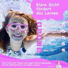 Children's Swimming Goggles With Silicone Swimming Cap And Storage Bag With Nose Clip, 3-12 Years Old Children's Swimming Goggles Cap Set, Anti-Fog And Anti-Ultraviolet, Suitable For Boys And Girls