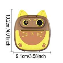 儿童相机即时打印，适合 3-12 岁及以上儿童的圣诞节生日礼物，带 1080P 视频的自拍数码相机，适合 4-9 岁及以上男孩女孩的幼儿便携式旅行相机玩具 - 三种颜色可供选择 - ZSK-D6CMX - 查看 12