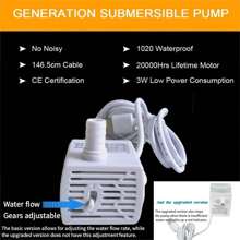 1pc Mini Usb Water Pump Suitable For Pet Water Fountain And Aquarium Pump