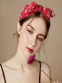 1/4pcs Women Elegant Cute Bow Headbands - Stretchy Elastic Hairbands, Suitable For Sports, Outdoor And Daily Wear, All Seasons Back To School