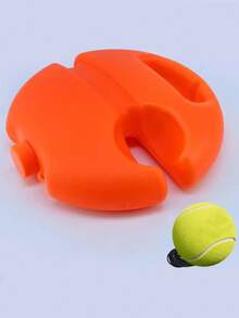 1 Set Tennis Training Rebounder With Base, Durable & Wear-Resistant, Elastic Tennis Training Equipment For Adults