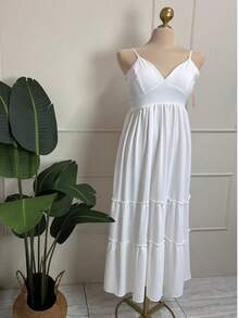 vestido olanes - Blanco - Ver 3