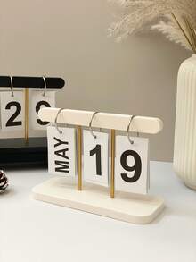 Nordic Minimalist And Creative Page Turning Calendar, Desk Calendar Decoration, Home Living Room Dining Table, Coffee Table, Office Desk Decoration Best Gifts Birthday Graduation - View 3