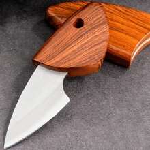1 Versatile Compact Pocket Knife: Lightweight, Ambidextrous Stainless Steel Mini Cutter For Precise Everyday Use, Suitable For Outdoor Camping, Hiking, Picnics, And Various Activities.