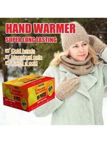 10pcs/2pcs Disposable Hand Warmers, Disposable Use Heating Pads For Keeping Warm, Portable Winter Necessities, Great Gift For Girlfriend/Boyfriend