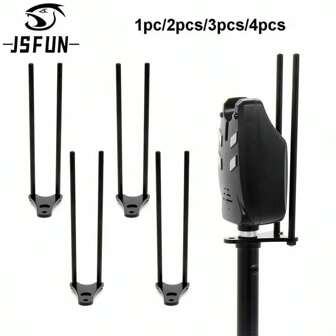 JSFUN 1/2/3/4件套鲤鱼钓鱼报警系统配件防风竿，欧洲鲤鱼渔具配件，适合户外钓鱼