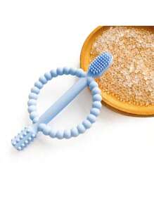 1 pieza Cepillo de dientes infantil, gel masticable para encías, barra de moler, juguete mordedor con agua hirviente, cepillo de dientes para bebé, cepillo de dientes para niños