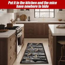 [4pcs Upgraded Ultra-Sticky Mouse Glue Traps] Extra Large Rodent Insect Traps For Home Kitchen Garden Warehouse ,Friendly To Children And Pets,Indoor/Outdoor, No Power Needed - Effective For Mice Rats Bugs Geckos, Insects, For  Warehouses Office Hotel - Black Upgraded Version Of Super Sticky Mouse Glue Trap - View 3