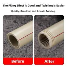 Carbon Steel Threaded Screw Set, Fits 4/6 Points, Quick Installation, Compatible With Electric Drill, For PPR/PE/PVC Pipes, Home Plumbing Tools, Pipe Threaded Tools | Universal Screw Set | Durable Structure, Pipe Screws