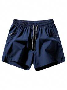 Pantalones cortos deportivos de una sola pieza para hombre, de secado rápido, sueltos y transpirables, para actividades al aire libre, fitness, entrenamiento y running