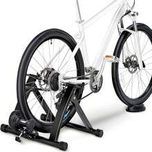 Bike Trainer Stationary Bike Stand Magnetic Bike Trainer Stand For Indoor Riding Premium Steel Bicycle Trainer Accessories Fits For 26in-28in, 700C Wheels