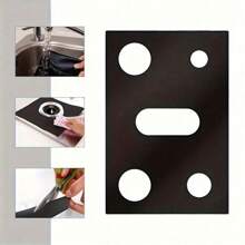 1 pieza Protector no adherente para la tapa de la cocina de gas, anillo sellante reutilizable y lavable para tapa de cocina de gas, protector de superficie de cocina, utensilios de cocina, suministros ideales para el hogar