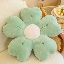 1pc, Soft Flower Plush Chair Cushion & Throw Pillow - Cozy Polyester, Machine Washable, Perfect For Bedroom Sofa Chairs Gifts Birthday Graduation